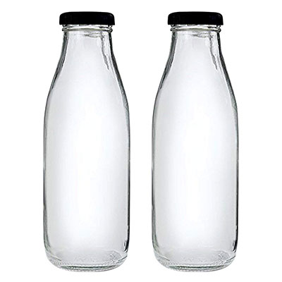 Glass Milk Bottle